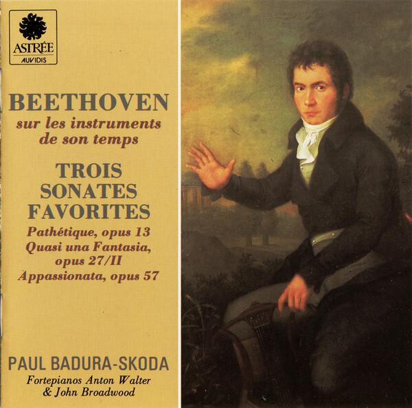 Beethoven* - Paul Badura-Skoda - Trois Sonates Favorites Bon état -  reconditionné disponible sur Label Emmaüs